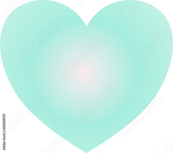 Fototapeta Heart Blur Y2k Aura