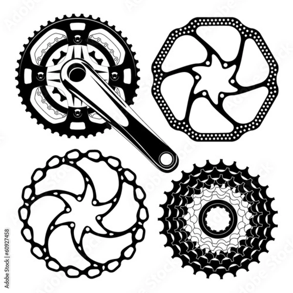 Obraz Bike gears