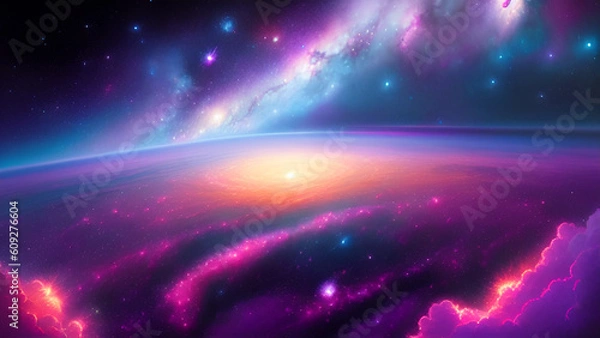 Obraz universe and stars