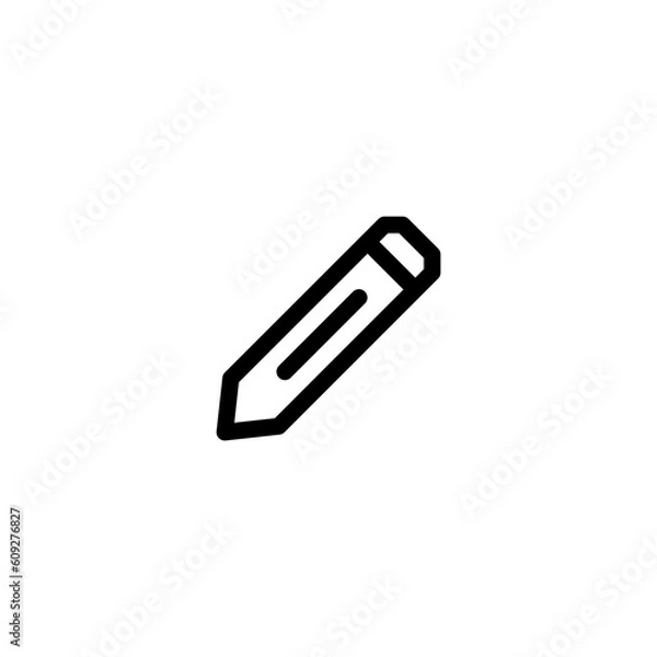 Fototapeta Edit vector icon. Pencil, Write icon symbol illustration