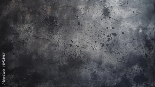 Obraz Black grunge background. Generative AI.
