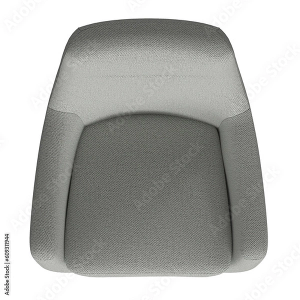 Obraz  Textile chair02_top view