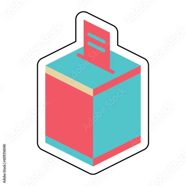 Fototapeta Sticker Suggestion Box design vector icon design vector line icon svg