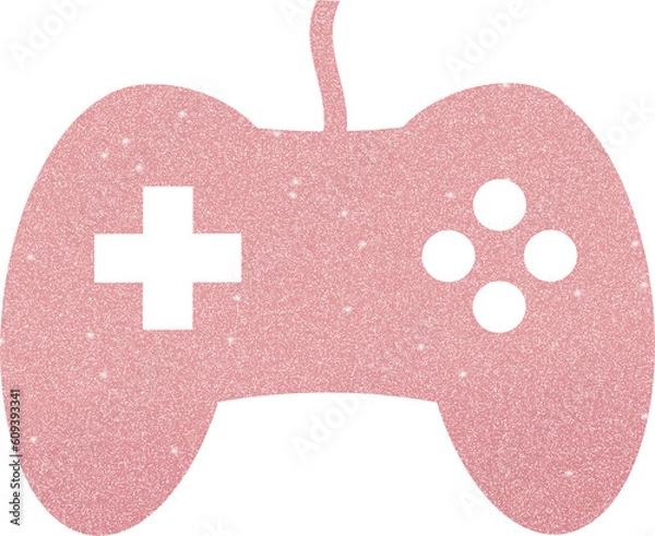 Obraz Rose Gold Game Controller Icon