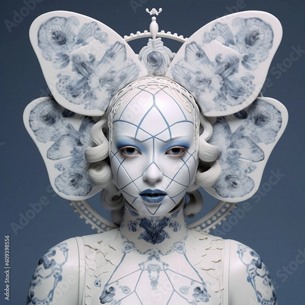 Obraz mannequin in mask