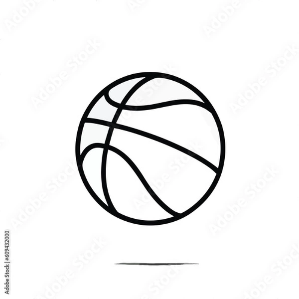 Fototapeta basketball ball vector