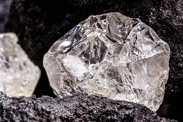 Fototapeta Petalite, petalite or castorite is an important mineral for obtaining lithium, battery industry, lithium source