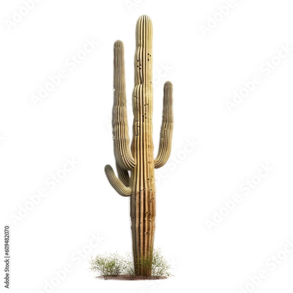 Obraz Saguaro Cactus on a transparent background