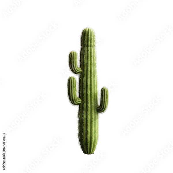 Obraz Saguaro Cactus on a transparent background