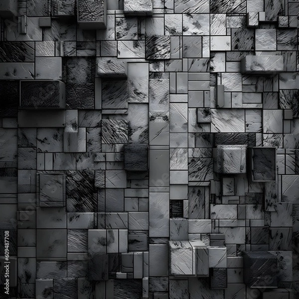 Obraz grey peeling off paint