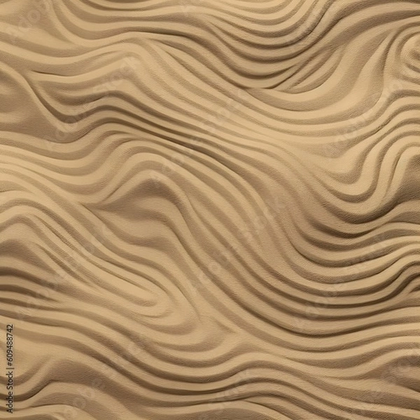 Obraz beige sand wavy background