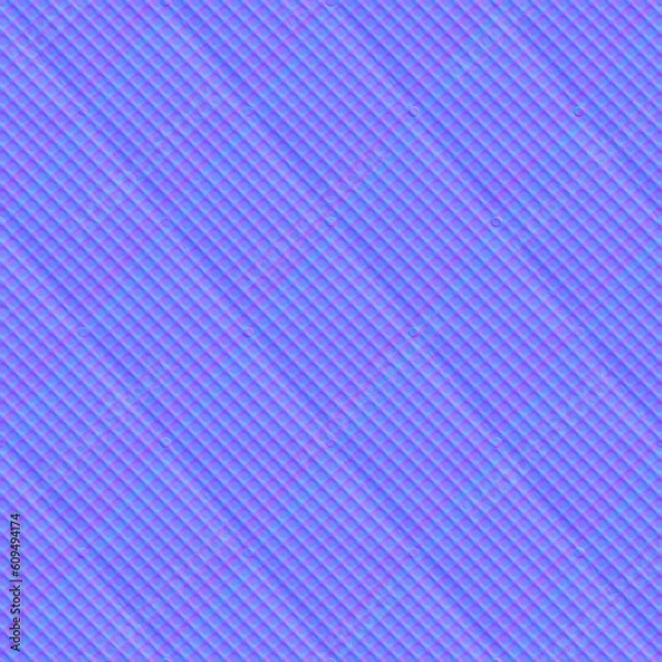 Obraz Illustration; Normal map fabric texture for CGI 3D model generator