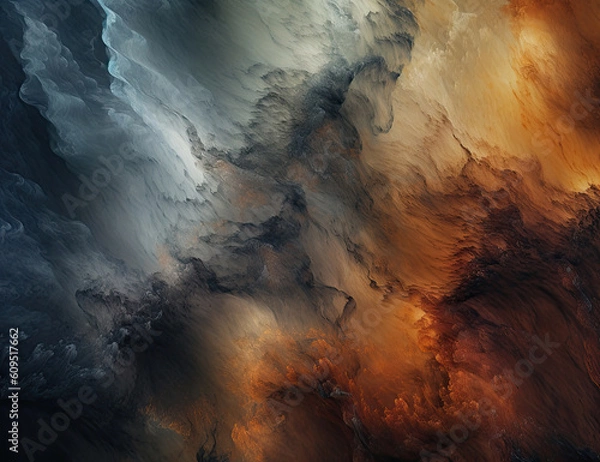 Fototapeta Abstract background, colorful, vivid, wall art. Generative AI