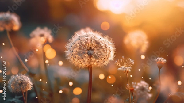 Fototapeta Inspiring mindfulness and wonder. Generative IA
