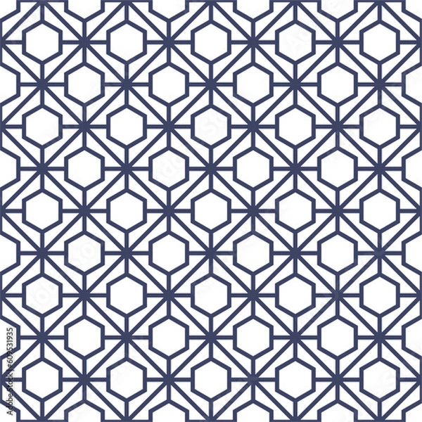 Obraz Seamless pattern with a Japanese and Chinese style