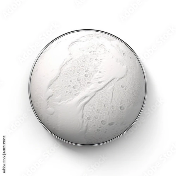 Obraz glass globe isolated on white background, generative AI
