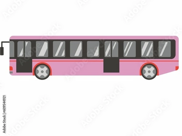 Obraz bus isolated on white