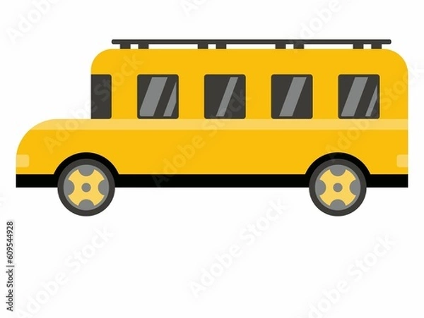 Obraz yellow school bus