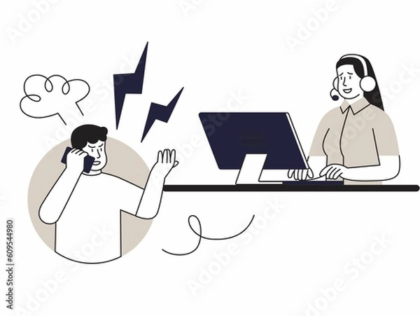 Obraz person with laptop