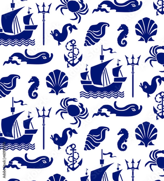 Obraz sea pattern seamless