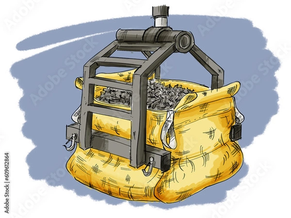 Obraz Bulk bag delivery