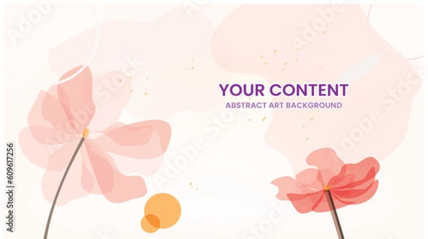 Fototapeta Abstract Flower pattern 