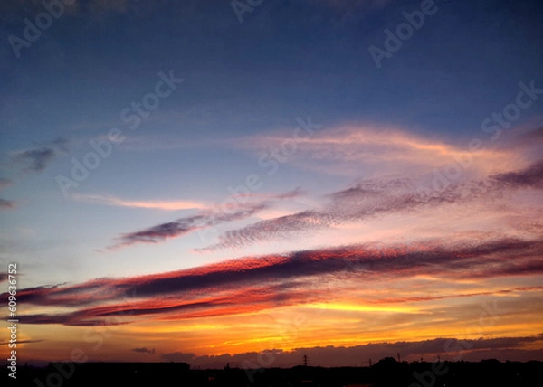 Obraz 夕空-百合ヶ丘-20230604-36