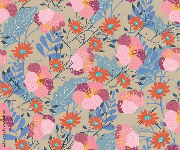 Fototapeta Seamless Patterns