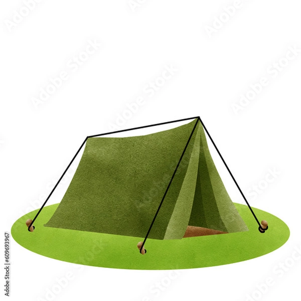 Obraz green tent