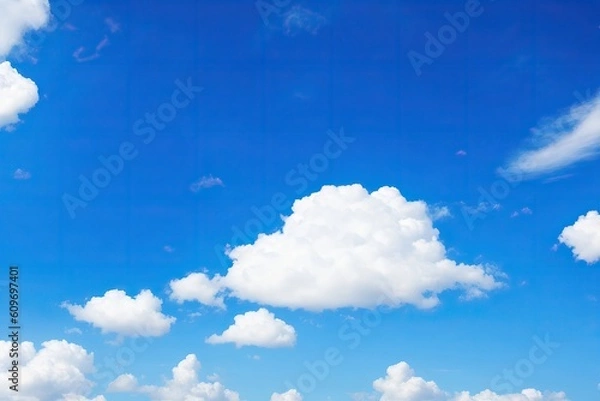 Fototapeta Blue sky with clouds