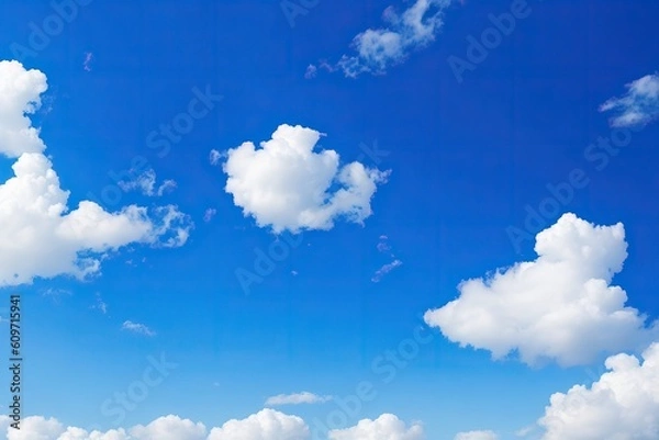 Fototapeta Blue sky with clouds