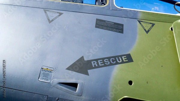Obraz gros plan d'avion
