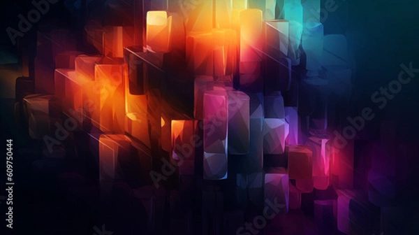 Obraz Glowing Crystals