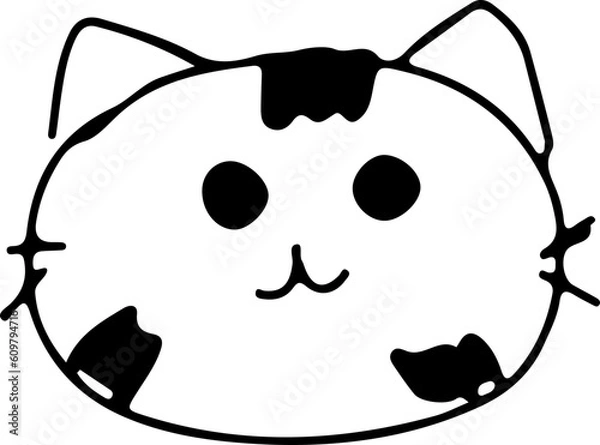 Fototapeta Cat Doodle