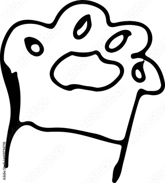 Fototapeta Cat Doodle