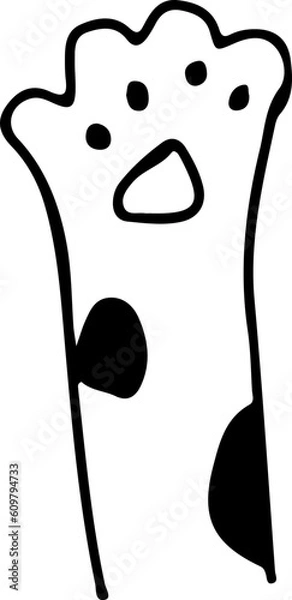 Fototapeta Cat Doodle