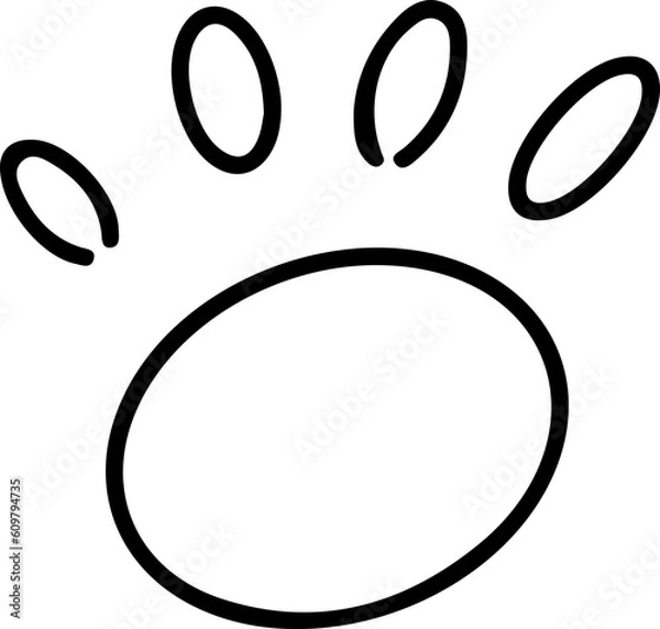 Fototapeta Cat Doodle