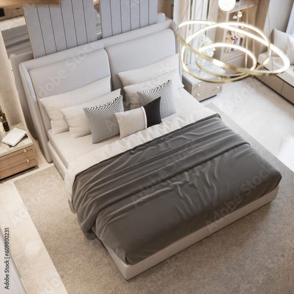 Obraz 3D Render Modern Interior Design 