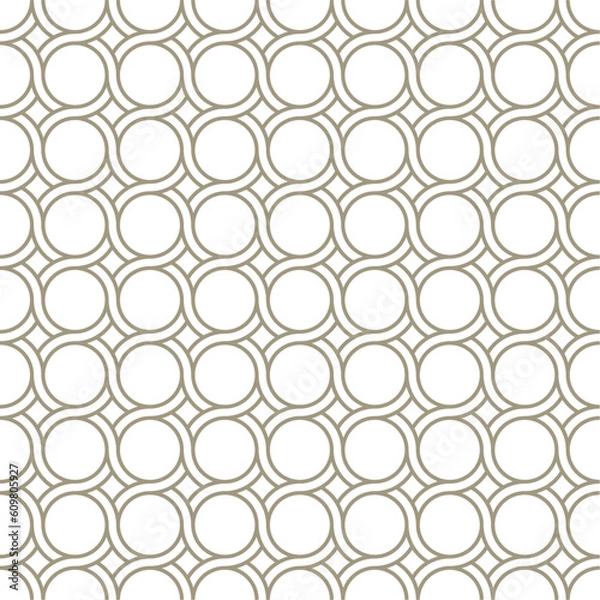 Fototapeta seamless pattern with a geometric circle