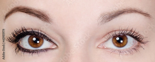 Obraz With make up and without