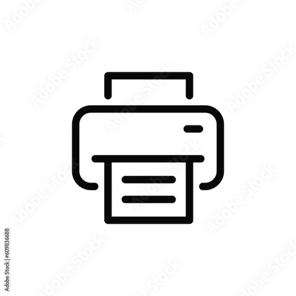 Obraz Printer icon vector design trendy