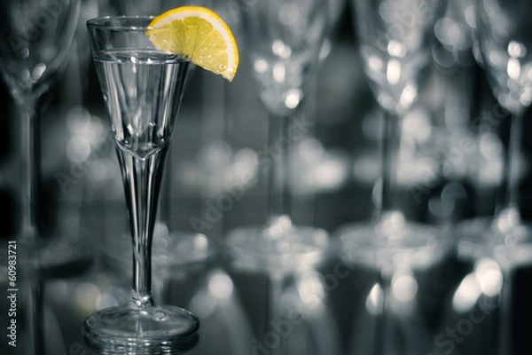 Obraz Tequilla with lemon