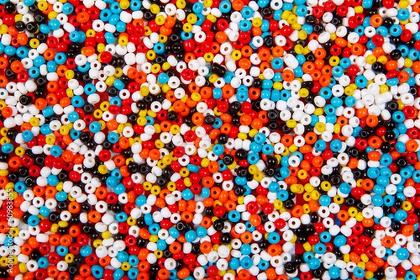 Obraz colorful bead background