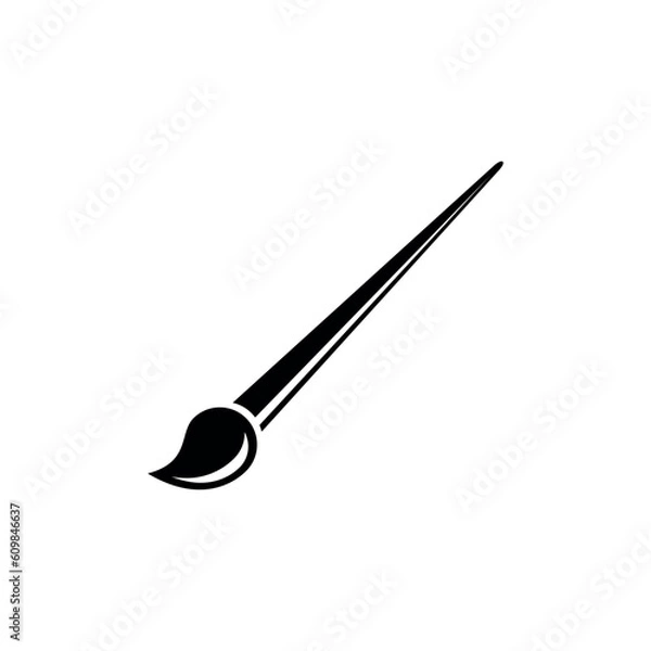 Obraz Paint Brush Icon Vector Template
