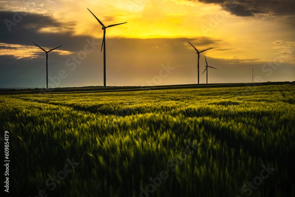 Obraz Elektrownia wiatrowa