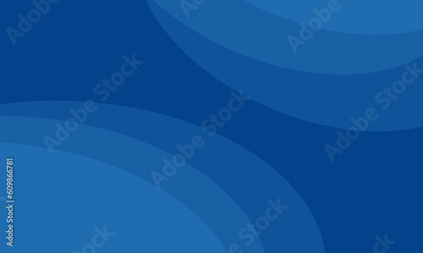 Fototapeta Abstract background, blue waves, vector. Colored background with waves.