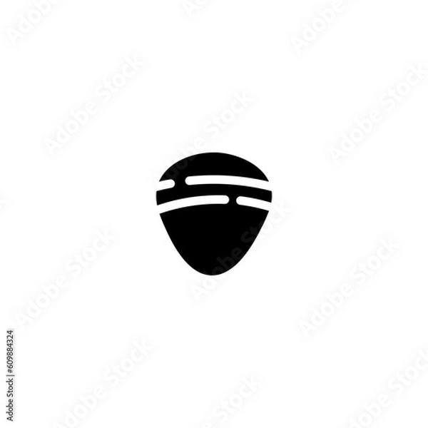 Fototapeta Meat Sea Shell Solid Icon