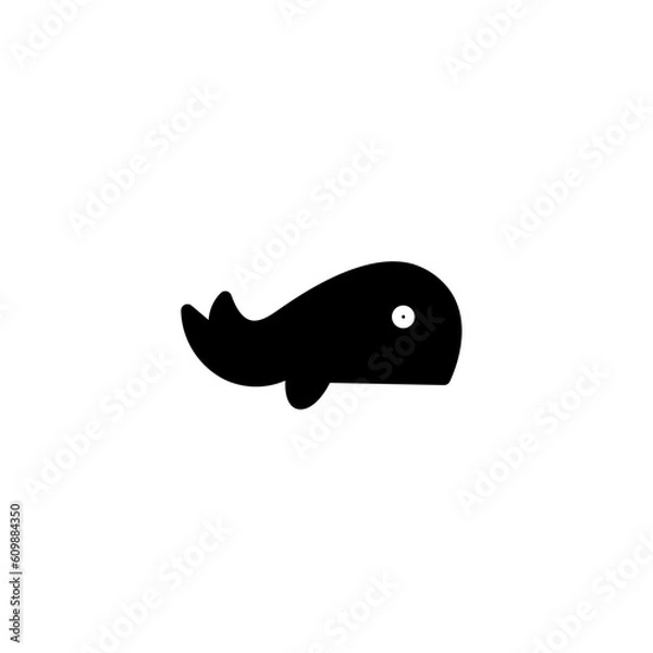 Fototapeta Animal Extinct Fish Solid Icon