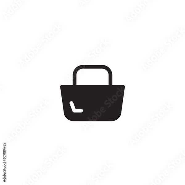 Obraz Sea Tote Bag Solid Icon