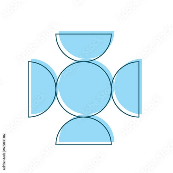 Fototapeta Geometric Circle